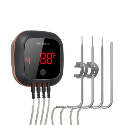 China Meat Thermometer with Magnet Back Rechargeable Wireless Digital Inkbird Household Kitchen Thermometer IBT-4XS for sale