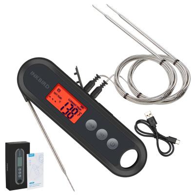 China Inkbird Stainless Steel Food Grade BBQ Cooking Food Backlight Magnet Wireless Food Thermometer Waterproof Instant Read Digital Meat Thermometer for sale