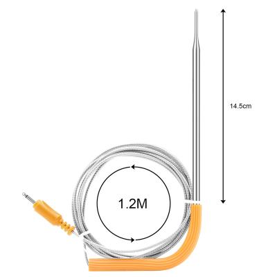 China Inkbird Probe Stainless Steel Oven Probe or Meat Probe Waterproof Replacement for Wifi Thermometer IBBQ-4T for sale