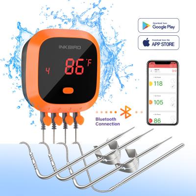 China Rechargeable Battery Inkbird IBT-4XC Bluetooth Magnetic Design and Meat Thermometer Wireless Back Free Shipping Outdoor Digital Waterproof Magnetic Design for sale