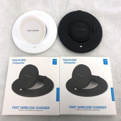 China Universal Mobile Phone 10W 2A Fast Wireless Charger For iPhone For Samsung Mobile Phone Earphone for sale