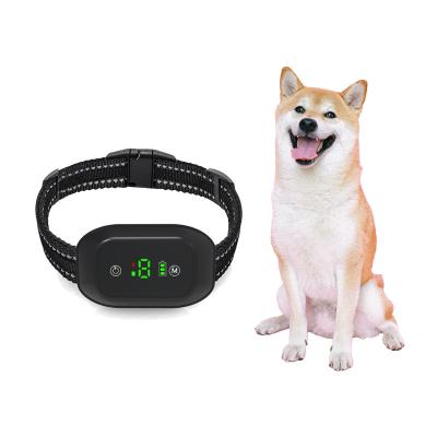 China Pet Bark Collar For Large Dogs Bark Dog Training Stop Control Collar for sale