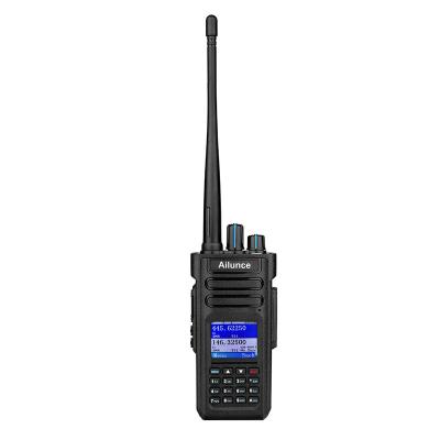 China HD1 Security Encrypted IP67 Security Radio Range DMR Along Waterproof GPS Two Way Dual Band Handheld Walkie Talkie 15km for sale