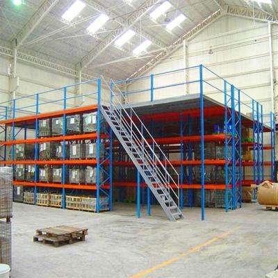 China ISO9001 Corrosion Protection CE Standard Warehouse Mezzanine Floor Shelving Multilevel Mezzanine Rack for sale