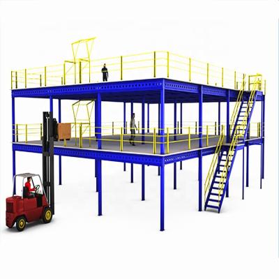 China High Quality Corrosion Protection Factory Price Warehouse Storage Mezzanine Floor Racking / Mezzanine for sale