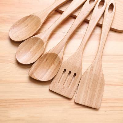 China Cheap Viable Hot Sale Mini Spatula Small Spatulas Bamboo Spoon Spatula for sale