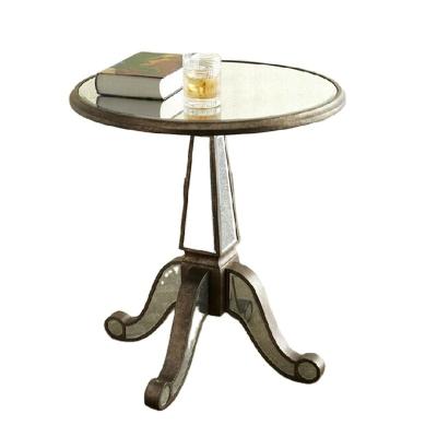 China (Height)Adjustable End Table Metal Frame With Wood Body European Style for sale