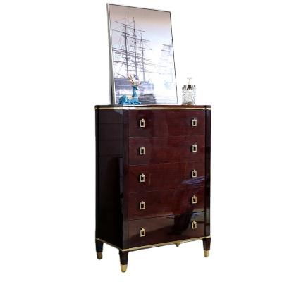 China Solid wood antique wooden frame chest cabinet for sale