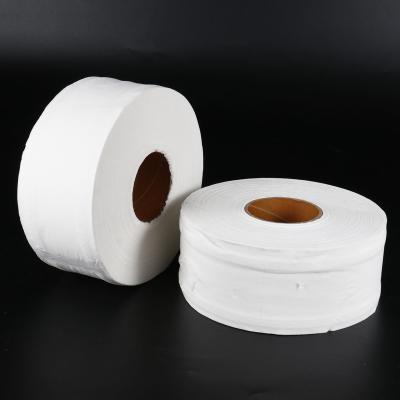 China Mix Wood Pulp QINGSHE Factory 450g Mix Wood Pulp Stock Hotel Tissue Paper Towel 3 Ply Ultra Soft Jumbo Bathroom Toilet Paper Roll for sale