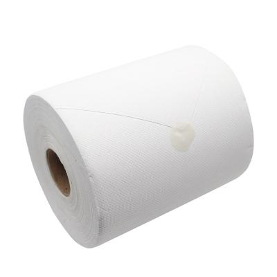 China Wholesale Custom Kitchen Recycled Pulp Paper 1200g Recycled 1 PLY QINGSHE Pulp Suitable For Dispenser Toilet Paper Hand Paper Towel Rolls for sale