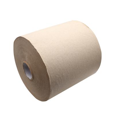 China Factory Wholesale Custom Recycled Pulp Brown Color 1400g Toilet Paper Towel Kitchen Rolls Jumbo Roll for sale