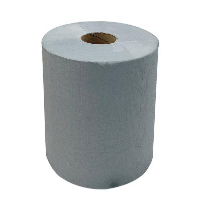 China Pulp Sale Recycled Blue Industrial Blue Color Roll Hand Paper Towels Cheap Paper Towels Roll for sale