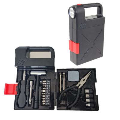 China 21PCS Flashlight Tool Kit Business Gifts Tool Kit with Light 42*28*34cm Flashlight Installation and Removal Tool for sale