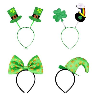 China Beautiful Colorful Hot Selling Festival St Patrick's Day Party Headband For Irish Party Accessories 4 Styles for sale