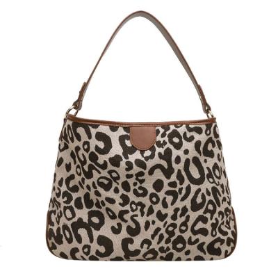 China Temperament simple all-match leopard print direct sales ladies wholesale large capacity working shoulder bag for sale