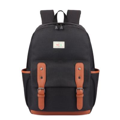 China Others Zippered Fabric Casual Soft Multi-Compartment Large Capacity Nylon Men's Backpack for sale