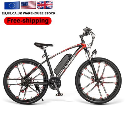 China Aluminum Alloy UK Stock SAMEBIKE 21 Speed ​​350w PAS Assisted Long Range MTB Bike Mountain Dismountable Electric Bicycle for sale