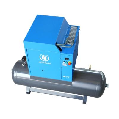 China Lubricated Industrial Equipment Low Noise Stationary Screw Compressor Energy Saving Air With Air Dryer for sale