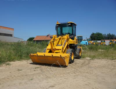 China EU Stage II 1.5 Ton Wheel Loader Isuzu Axle Mini Articulated Loader zu verkaufen