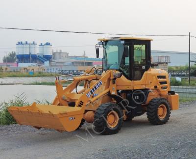 China Front End 1.5 Ton Wheel Loader Air Brake With Single Bucket zu verkaufen