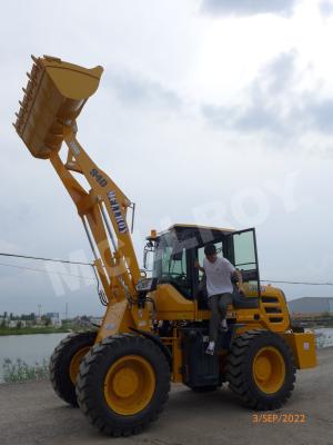 China 2.5 Ton Small Wheel Loader 76kw 103hp Rating Power EU Stage II Emissions zu verkaufen