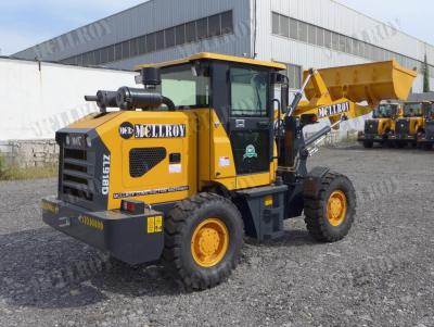 Cina 28km/h Front Wheel Loader Equipment Articulated e scarico idraulico in vendita