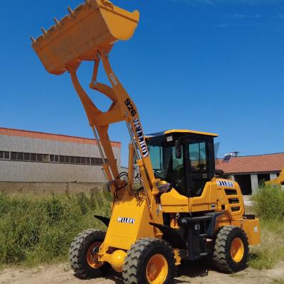 China El cargamento rodado hidráulico traspala 1,5 Ton Wheel Loader 1500 kilogramos Rate Load 2400RPM en venta