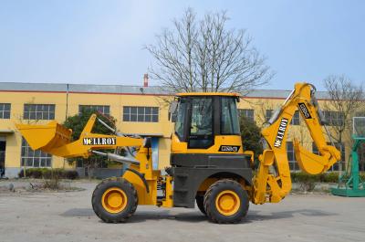 Cina 0.25m3 Dig Bucket Small Backhoe Loader MCLLROY MB25-40 With Cummins EPA 4 Tire Eco Engine in vendita