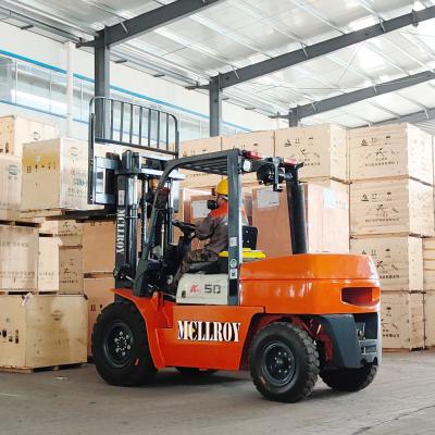 China FD50K Diesel Counterweight Forklift  Load Center 500 Mm MITSUBISHI S4S ISUZU 4JG2 Engine zu verkaufen