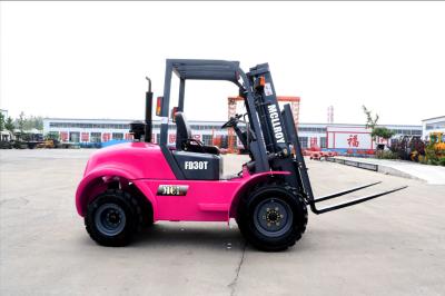 Cina High-performance Interal Combustion Off-road Forklift Truck Total Weight 4900 KG in vendita