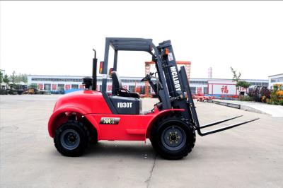 Chine Customizable Diesel All-terrain Forklift Truck Max. Lifting Speed full Loading  600 Mm/s à vendre