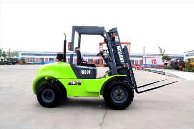 China Reduced Vibration All-terrain Forklift Truck For Enhances Work Place Safety And Reduces The Risk Of Accidents for sale