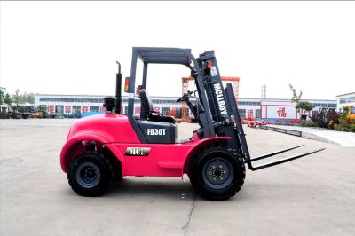 China Customizable Diesel Rough Terrain Forklift Truck Wheel Base 1850 mm à venda