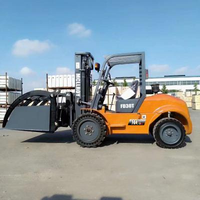 China Easy Maintenance Diesel All-Terrain Forklift Truck Overhead Guard Height 2210 Mm en venta