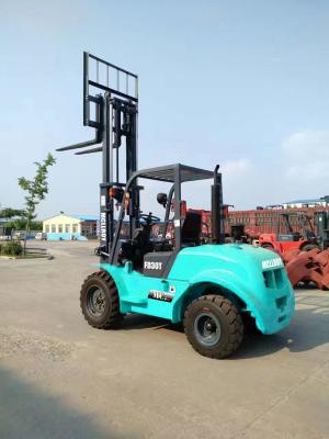 中国 Long Battery Life Interal Combustion Terrain adaptability Forklift Truck Wheel Track 1250/1205 Mm 販売のため