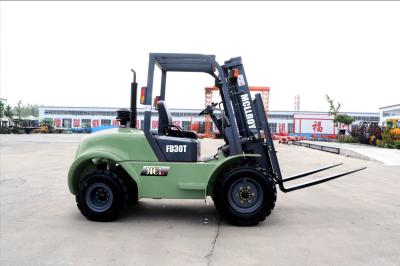 China Overall Width1160 Mm Stable Platform All-Terrain Forklift Truck Free Fork Height 100 MmSafe en venta