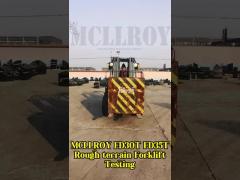 MCLLROY FD30T Rough Terrain Forklift  Loading Test