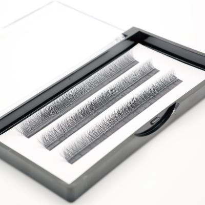 China Top Quality Natural Soft Mink Silk Russian Individual Fake Eyelashes Eyelash Extension for sale