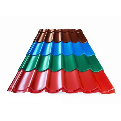 China Roofing Sheet Building Material Customizable Colors PPGI Roofing Corrugated Sheet for sale