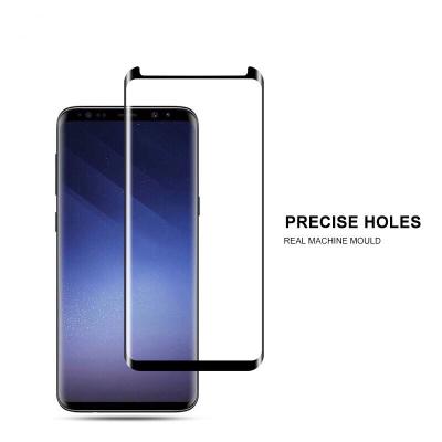 China Friendly Full Cover Edge Case Full Coverage Tempered Glass Screen Protector For Samsung S9 for sale