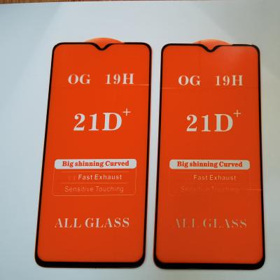 China 21D Edge Right/Round Angle Plus Full Coverage Tempered Glass Screen Protector For iPhone Mobile Phone for sale