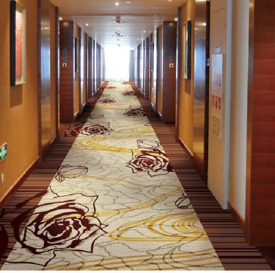 China Jacquard Customized Waterproof Hallway Carpet In Guangzhou Foshan for sale