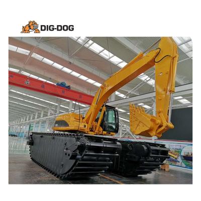 China Building Material Shops DIG-DOG Amphibious Excavator Can Be Customized For Excellent Sale Performance Excavator Amphibious Pontoon for sale