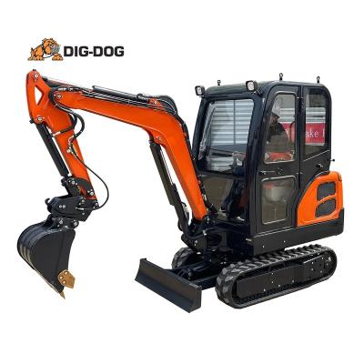 China Building material shops hot sale mini backhoe excavator 1.8 ton mini excavator micro digger 1.8 ton small mini bagger for sale for sale