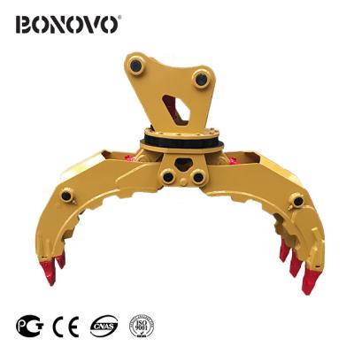 China Other BONOVO Grapple Excavator Hydraulic Rotation Grapple for sale