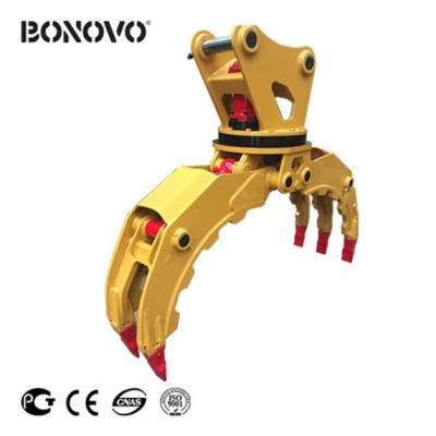 China Other BONOVO Grapple Excavator Hydraulic Rotating Grapple Competitive Prices For Sale for sale