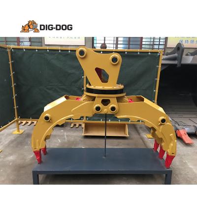 China DIG-DOG Hydraulic Rotating Grapple Excavator, Energy and Farming Grapple Mechanical Excavator for sale