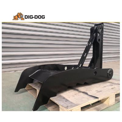 China DIG-DOG Farms Excavator Thumb CX250 Hydraulic Excavator Mechanical Thumb for sale