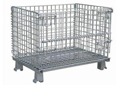 China Hot Dip Galvanized Steel Wire Mesh Storage Cage For Transport 1000 X 800 X 840mm for sale