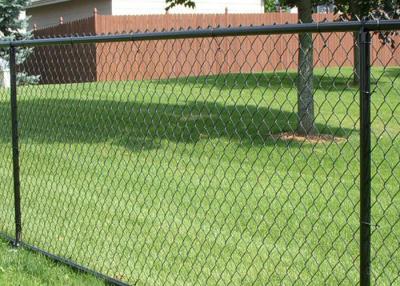 China Hot Dipped Galvanized Security Chain Link Fence Pvc Coated Easy Installation for sale